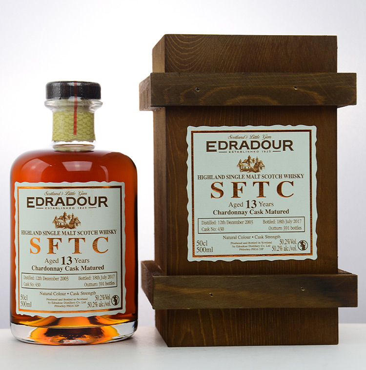 Edradour 13 Jahre SFTC Chardonnay Cask